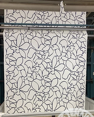 allover printed Lyocell Ponte